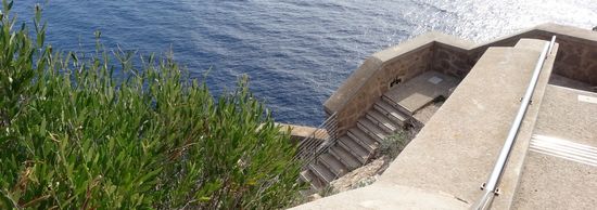 652 Stufen Richtung Eingang Grotta die Nettuno