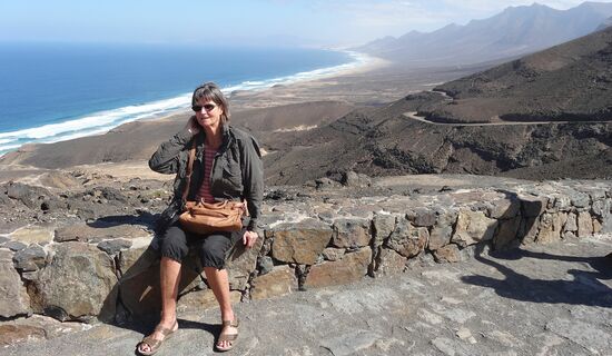 Am Mirador mit Blick auf die Westküste