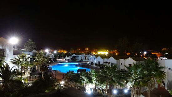 Ein Blick über die Anlage am letzten Abend