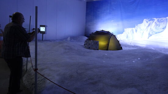 Dann ab in die Arktis......