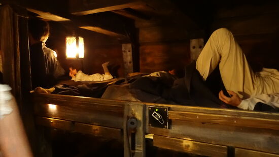 Kabinen in der Holzklasse