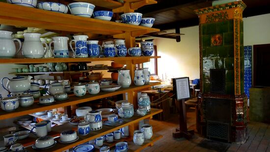 wunderschönen Kachelofen