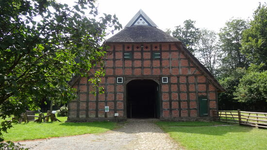 Hof Hoffmann, Landkreis Vechta, Haupthaus Bj. 17. Jh. Bis 1840, Wiederaufbau 1938