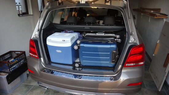 So gut gefüllt war derKofferraum noch nie!