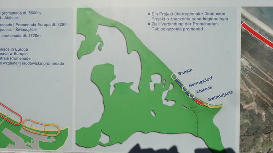 Am 19. 8. 2011 wurde die längste Seepromenade Europas eingeweiht. Die Gesamtlänge von Bansin bis Swinemünde beträgt ca. 12 km