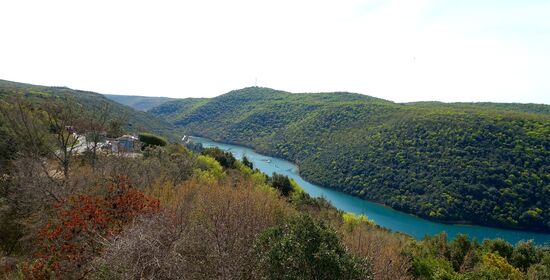 Blick auf den Limskikanal oder -fjord