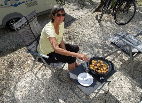 Gegessen wird zuhause....