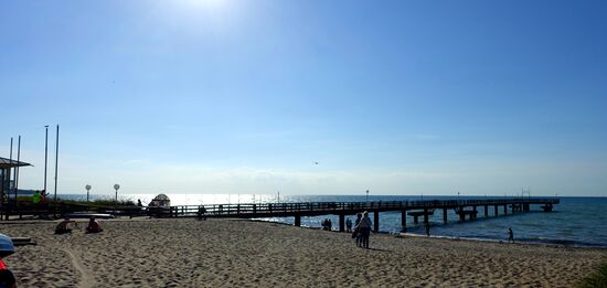 Strand hat sich auch geleert