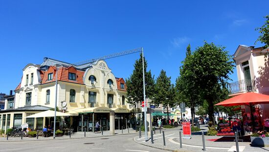 Blick in die Strandstrasse