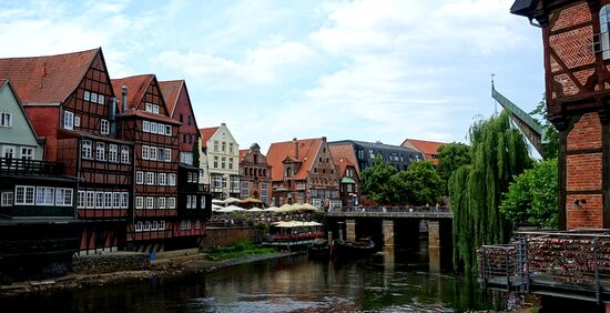 Gebiet um den alten Kran, das Hafengelände