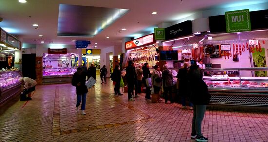 Ein Lichtblick für meine Einkäufe im Mercado San Martin, man beachte das kleine runde Logo