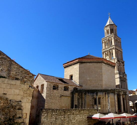 Blick auf den Glockenturm der Kathedrale, kann bestiegen werden