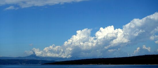 So blau wie der Himmel ist auch das Meer