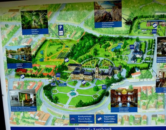 Die Schautafel am Eingang gibt einen ersten Überblick