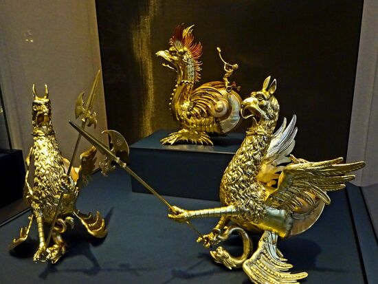 Seeschneckengehäuse als Ursprung für diese Arbeiten ca. 1610 von Goldschmied Elias Geyer