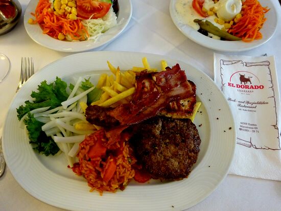 Gut gegessen im Steakhaus "El Dorado".......danach ging's für uns weiter zum Dom