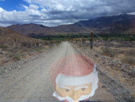 der persoenliche nikolaus vertreibt die wolken.