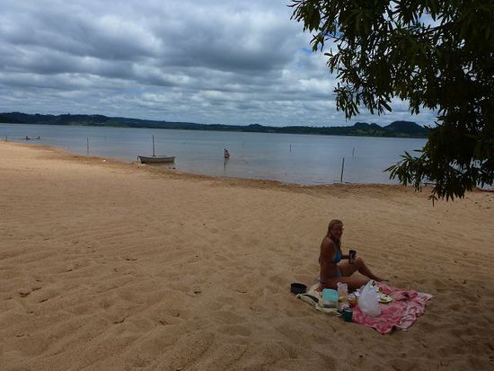 immer mal wieder ein bad im kristallklaren rio parana.