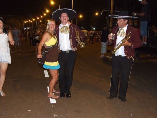 hinter den kulissen, anke und die mariachis.