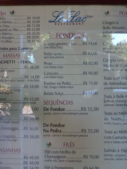 spezialitaet in gramado, fondueplausch, vorspeise kaesefondue, hauptspeise fleischfondue und dessert schoggifondue, e guete!