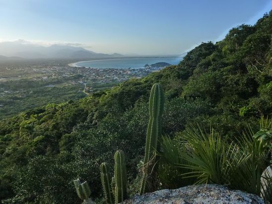 blick auf die 270 grad bucht pinheira.