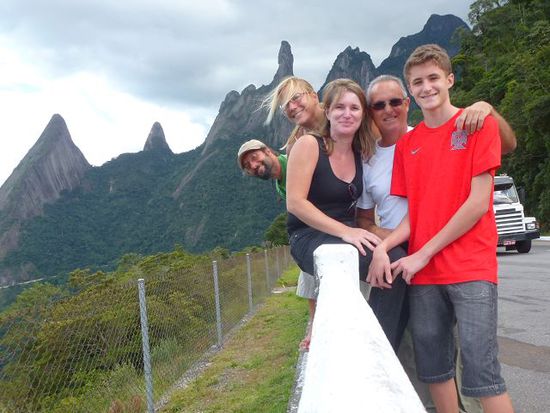 ausflug nach teresopolis und petropolis mit unserer gastfamilie lidiane, mario und mateus.