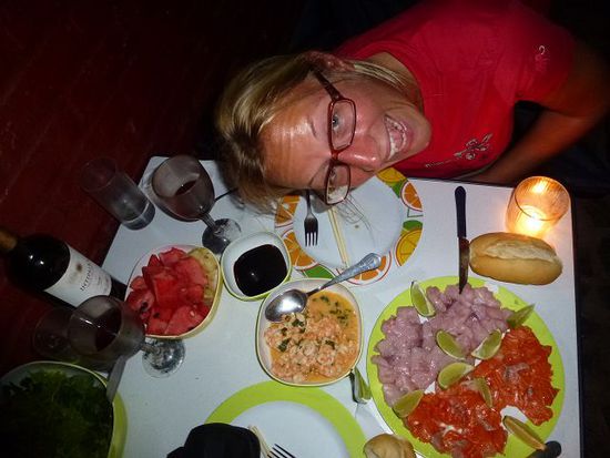 ...wir bevorzugen sushi und sashimi.