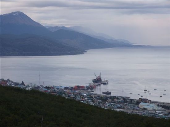 usuaia von glaciar martial