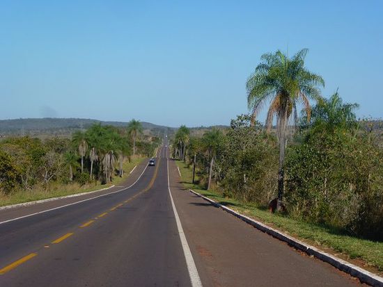ab in den pantanal 2500 kilometer gegen westen.