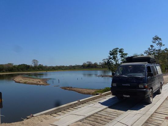villa venus im pantanal, eine von ueber 90 bruecken.