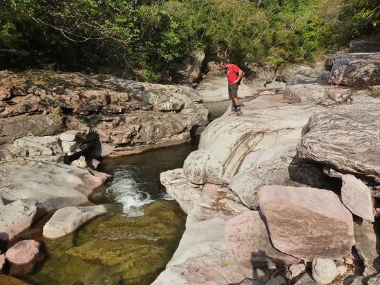 flusswanderung richtung los volcanes.