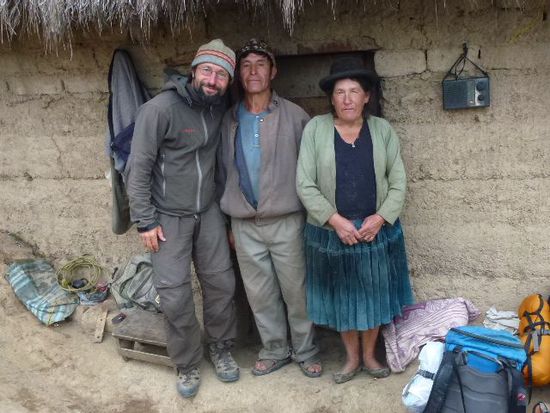 unsere gastgeber in tultani, die familie morales, sie meinen : hay muchos turistas aqui...cada ano dos o tres...wir schmunzeln...