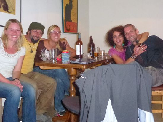cena in la paz mit christine, moni, michael u tracey (fotomensch).