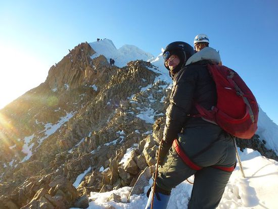 6000 meter marke und er cumbre in sicht.
