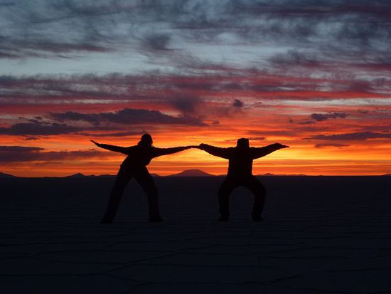 das leben ist schoen...feiertag auf dem salar de uyuni
