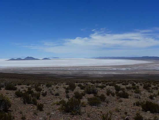 letzter blick zurueck auf die salar de uyuni, es war traumhaft.
