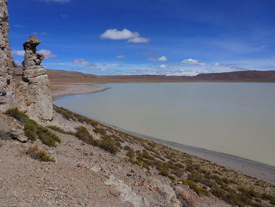 wir werden mit anderen leckerbissen entschaedigt, laguna amarilla.
