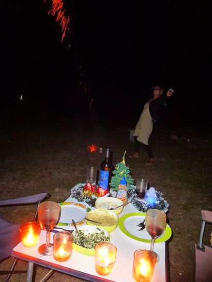 anke beim raketenstart.