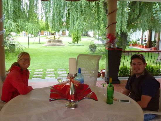anke mit gerardo aranjuez junior, enologe in dritter generation.