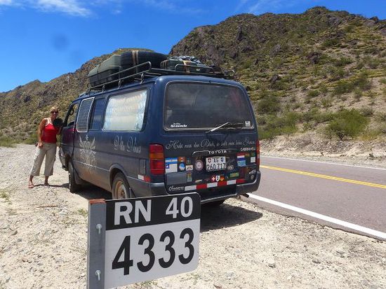mal wieder auf der ruta 40, nur noch 4333 km bis usuahia...