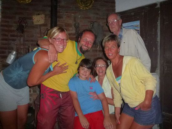 die swissbar delegation in rio potrerio, juan cruz, gisela (sprich chisela), marciella und tito.