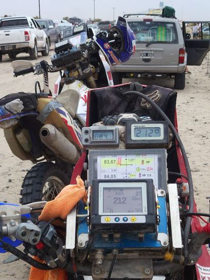 so sieht das cockpit der zweiraeder aus...
