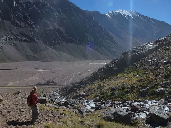 wenig luft zum atmen aber viel mit den augen zum staunen. wanderung zu einem namenlosen gletscher.