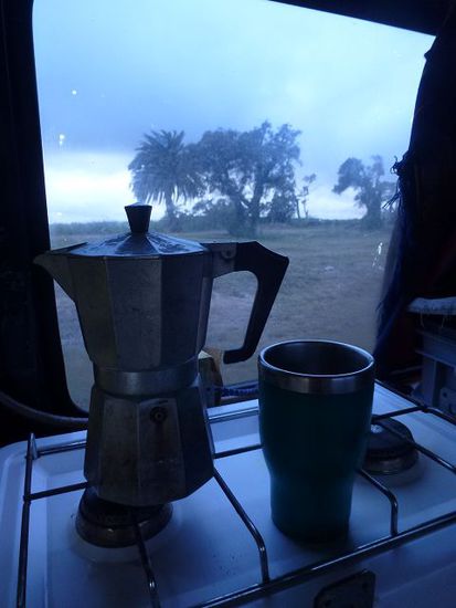 der letzte kaffee in der villa am rio de la plata.