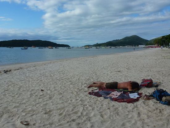 portobello praia, strandtag, auch mal wieder fein.