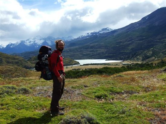 auf dem weg zum lago paine...nettes wetter (noch)
