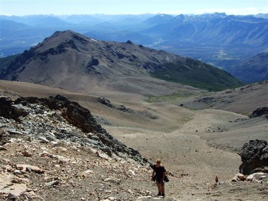 aufstieg zum cerro