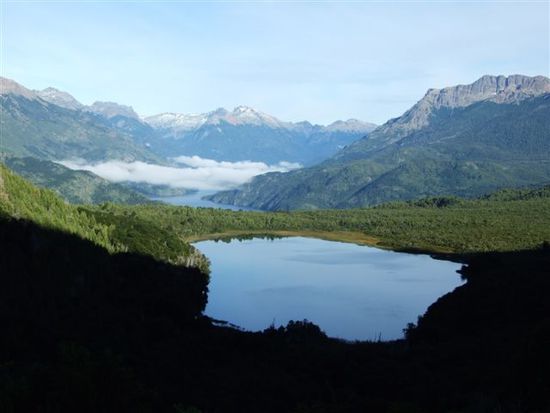 laguna huala-hue und lago steffen richtung chile