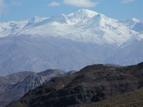 on the route - cerro mercedari 6770 m