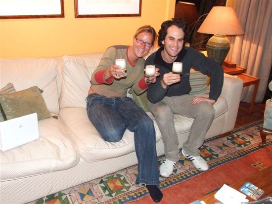 pisco night in vitacura mit daniel mena (nein er ist nicht mit roger federer verwandt)
